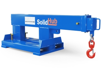 Kranarm KA2500 til gaffeltruck, maks. belastning 2.500 kg, SolidHub 