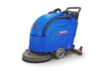 Gulvvaskemaskine SWM50E med batteri 2.200 m²/h, diameter på børsterne 490 mm, wipeket 