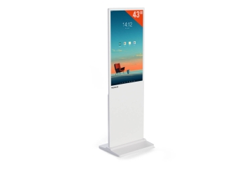 Digital totem DKS-LED43, 43 in display, Android 11, hvid, 610 mm x 450 mm x 1.810 mm, TecMaschin 