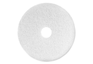 White cleaning pad for scrubber dryer SWM33, 455 mm, wipeket 