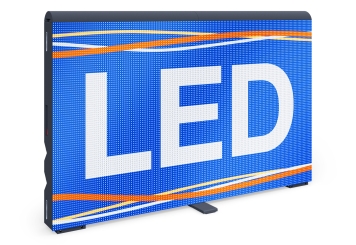 1,6 m Perimeter led display SBO-LED10G,  LED-bandereklame, 1 panel, TecMaschin 