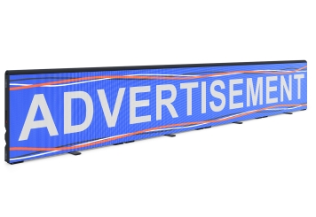 6,4 m LED board SBO-LED10G, stadion-LED-display, 4 paneler, TecMaschin 