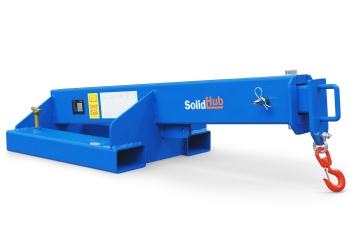Kranarm KA1000 til gaffeltruck, maks. belastning 1.000 kg, SolidHub 