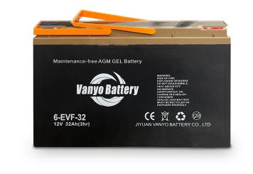 1 x Batteri til WM20E, 12 V/32 Ah, wipeket