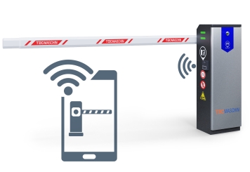 Automatisk elektrisk bom, parkeringsbom ES3500-A med app-kontrol og kollisionsbeskyttelse, TecMaschin 