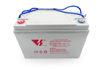 1 x batteri til SKM80E, 12 V / 100 Ah, wipeket