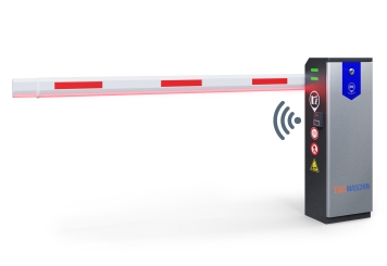 Automatisk elektrisk bom, parkeringsbom ES3500 med kollisionsbeskyttelse og LED-belysning, TecMaschin 