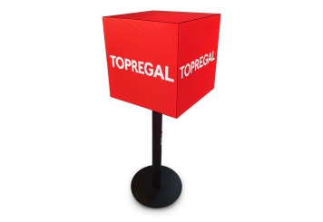 LED-terning WGOB-480/1.8, pixelafstand 1,86 mm, 5 LED-paneler, TecMaschin 
