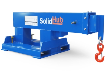 Kranarm KA4750 til gaffeltruck, maks. belastning 4.750 kg, SolidHub 