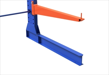 2,8 m rayonnage cantilever KR6000 / Peint / Unilatéral / hauteur 3 m / 75 cm cantilever profondeur / 5 niveaux 