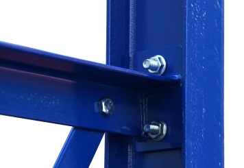 2,55 m rayonnage cantilever KR2500 / Peint / Unilatéral / hauteur 2 m / 5 niveaux / 50 cm cantilever profondeur 