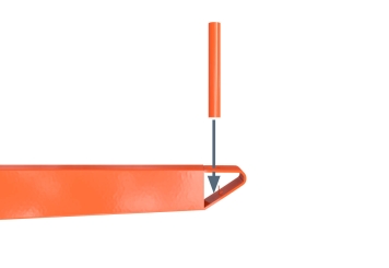 3,3 m rayonnage cantilever KR3000 / Peint / Unilatéral / 50 cm cantilever profondeur / hauteur 2 m / 3 niveaux 